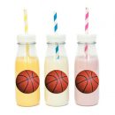 מדבקות עגולות לעיצוב כדורסל