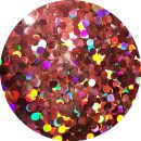 פתיתי קונפטי מטאלי ורוד