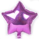 בלון הליום כוכב ורוד פוקסיה מנצנץ