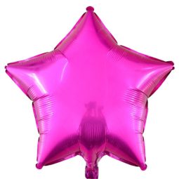 בלון הליום כוכב ורוד פוקסיה