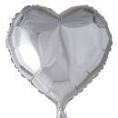 בלון הליום לב כסף