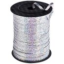 גליל סרט לבלונים - כסף מטאלי