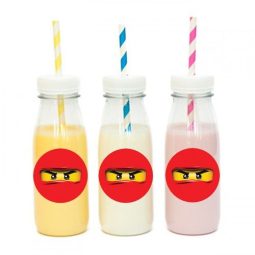 מדבקות עגולות לעיצוב נינג'גו