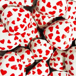 שוקולד חלב לב לבן לבבות 1 ק