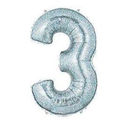 בלון מיילר כסף נוצץ לניפוח עצמי - 3