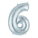 בלון מיילר כסף נוצץ לניפוח עצמי - 6