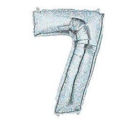 בלון מיילר כסף נוצץ לניפוח עצמי - 7