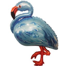בלון הליום ענק פלמינגו - כחול