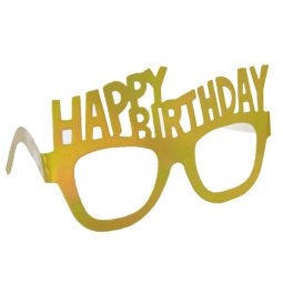 משקפיים זהב מבריק