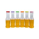 בקבוקונים שקופים למילוי - ציבעוני