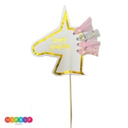 טופר חד קרן happy birthday