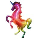 בלון הליום חד קרן צבעי הקשת