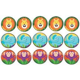 דף לקאפקייקס חיות הג'ונגל 1