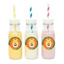 מדבקות עגולות לעיצוב חיות הג'ונגל