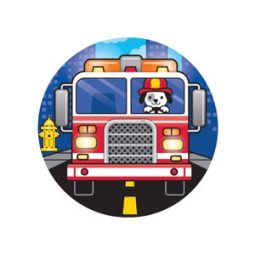 תמונה אכילה עגולה כבאית ההצלה 1