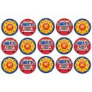 דף לקאפקייקס כבאית ההצלה 1