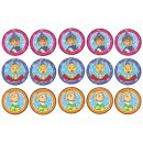 דף לקאפקייקס לאמה ציבעונית 1