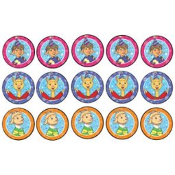 דף לקאפקייקס לאמה ציבעונית 1