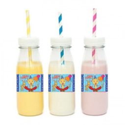 מדבקות מלבניות לעיצוב לאמה ציבעונית