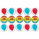 דף לקאפקייקס פסים צבעוניים 1