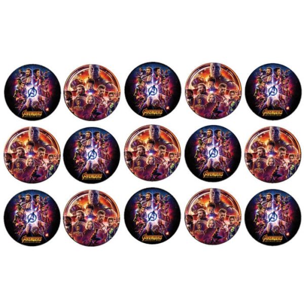 דף לקאפקייקס הנוקמים 1