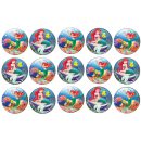 דף לקאפקייקס אריאל בת הים 1