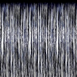 וילון פרנזים מטאלי - שחור