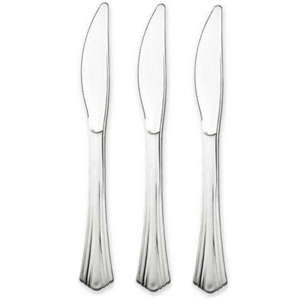 20 סכינים אלגנט כסוף