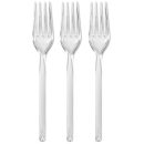 40 מזלגות חד פעמיים שקוף