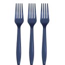 מזלגות חד פעמיים - כחול אמיתי 24 יח