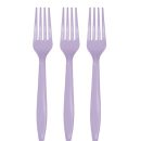 מזלגות חד פעמיים - לבנדר 24 יח