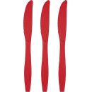 סכינים חד פעמיים - אדום 24 יח