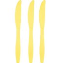 סכינים חד פעמיים - צהוב מימוסה 24 יח