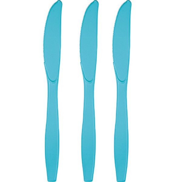 סכינים חד פעמיים - כחול ברמודה 24 יח