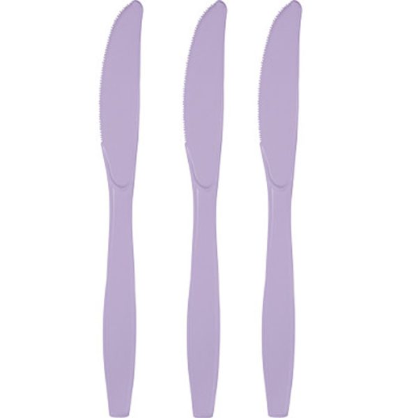 סכינים חד פעמיים - לבנדר 24 יח