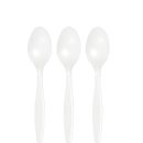 כפות חד פעמיים - לבן 24 יח