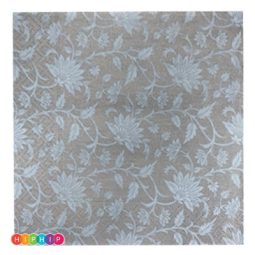 מפיות גדולות כסוף עיטורים תכלת