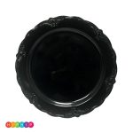 צלחות בינוניות וינטג' שחור