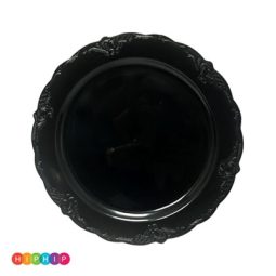 צלחות בינוניות וינטג' שחור