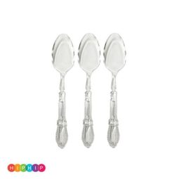 10 כפיות וינטג' שקוף