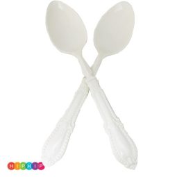 2 כפות הגשה וינטג' קרם