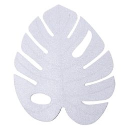 עלים טרופיים - כסף מנצנץ