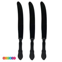 10 סכינים וינטג' שחור