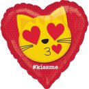 בלון הליום חתול אימוג'י מאוהב