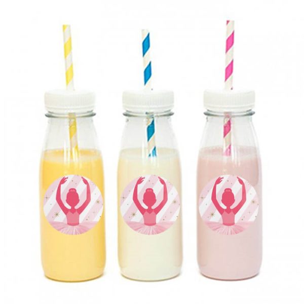 מדבקות עגולות לעיצוב בלרינה 2