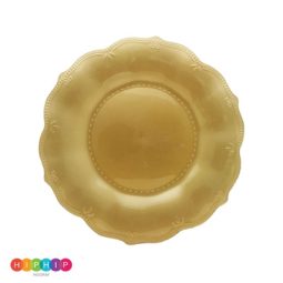 צלחות בינוניות וינטג' פרימיום ברונזה