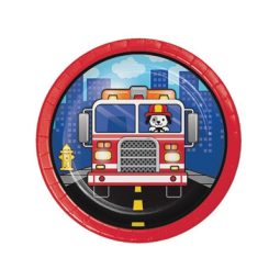 צלחות נייר קטנות כבאית ההצלה