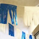 שרשרת פרזים כחול לבן 25 מטר