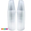 כוסות פלסטיק שקופות