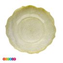 צלחות בינוניות וינטג' פרימיום זהב מנצנץ